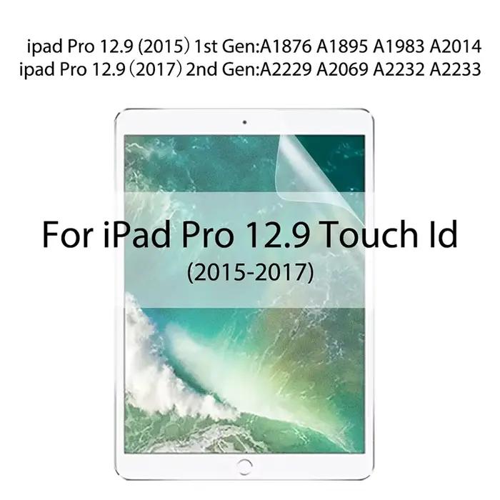 Protecteur d'écran HD PET pour iPad Pro 6e, 5e, 4e, 3e, 2e, 1ère génération, pour iPad Pro 12.9 2022