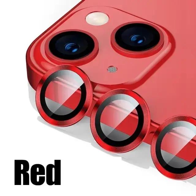 Protecteur d'objectif en métal pour iPhone, film de protection d'objectif d'appareil photo arrière, 