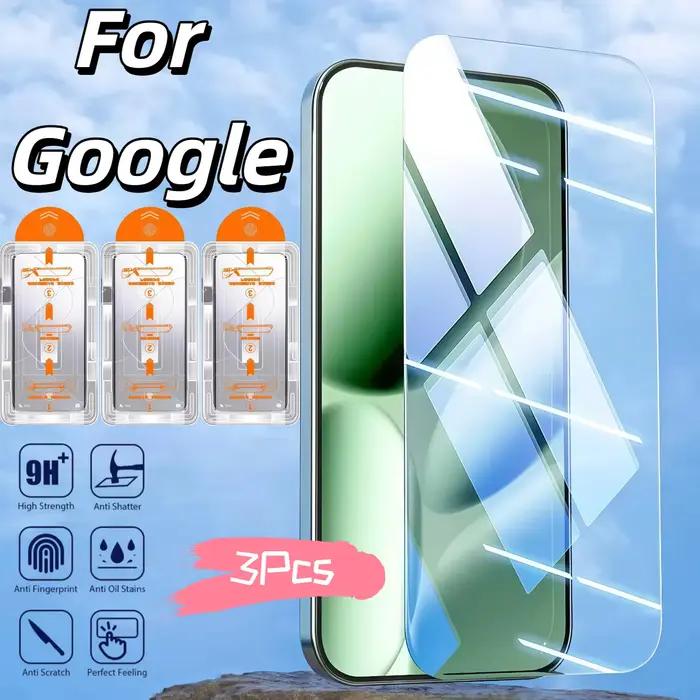 Protecteur d'écran en verre trempé transparent HD, 3 pièces, pour Google Pixel 6/6 pro 7/7 pro 8/8a 