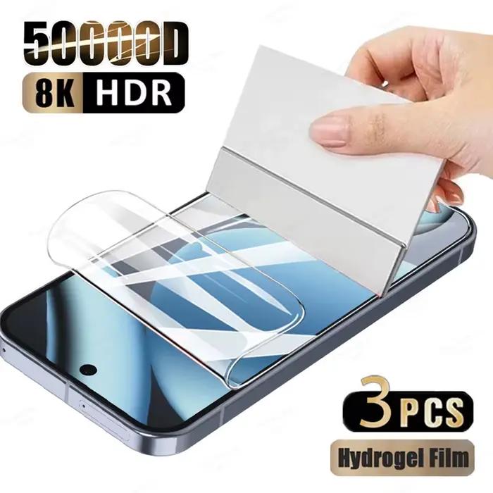 3 pièces Film protecteur d'écran Hydrogel pour Google Pixel 10 9 Pro XL 9A 8 7 6 Pro Film de protect