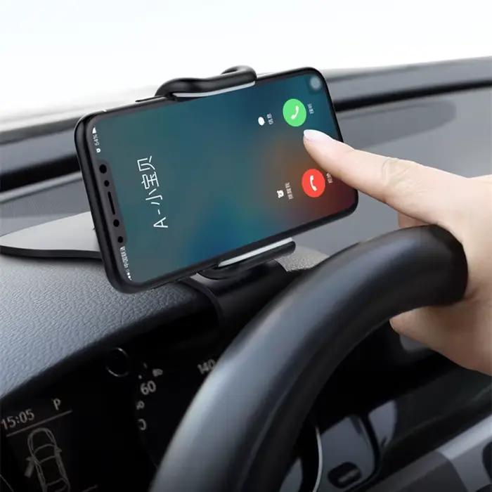 Support de téléphone de voiture rotatif à 360 degrés, Support universel pour téléphone portable, Sup
