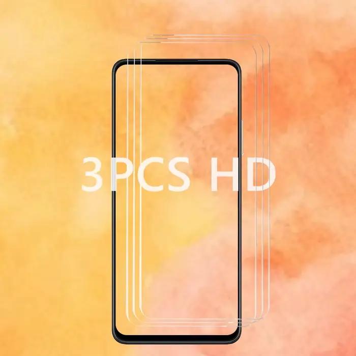 Protecteur d'écran en verre trempé 9H, 3 pièces, déverrouillage par empreinte digitale, pour OnePlus