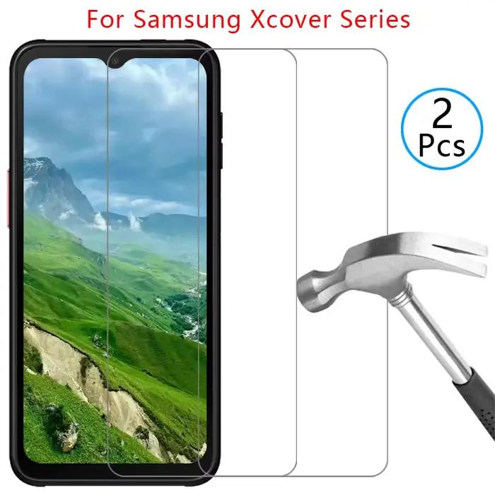 Protecteur d'écran pour samsung galaxy xcover7 xcover6 pro, verre trempé de protection sur xcover 6 
