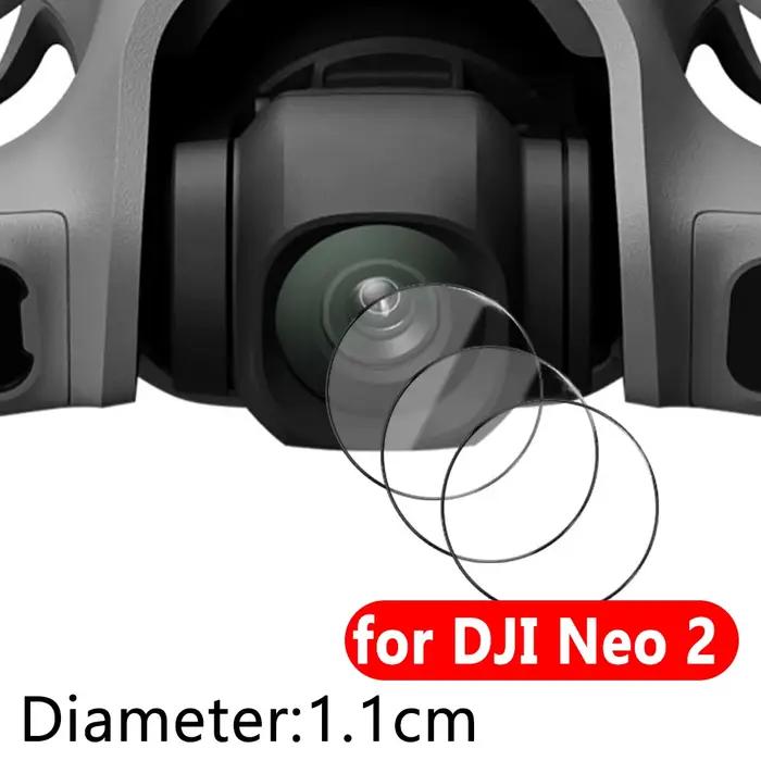 Protecteur de caméra en verre trempé, Films d'objectif pour Drone DJI Neo 2/Neo, incassable, couverc
