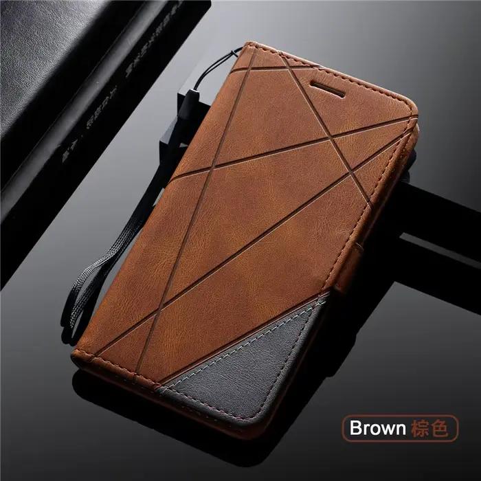 Étui en cuir pour Coque Samsung Galaxy J6 2018 étui à rabat na pour Fundas Samsung J6 2018 coques de