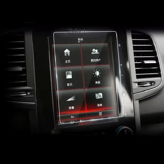 Film de protection en verre pour écran LCD de navigation GPS de voiture, film anti-rayures, Renault 