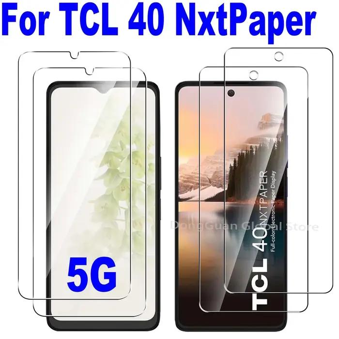2/4 pièces verre trempé pour TCL 40 NxtPaper 5G 4G Film de protection d'écran en verre