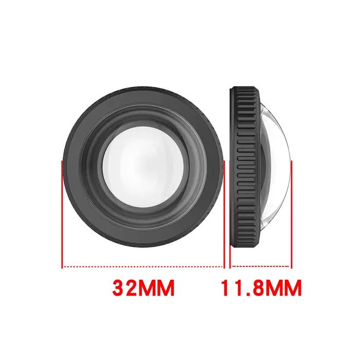 Couvercle de protection d'objectif en verre trempé, 2 pièces, pour Go Pro MAX 2, accessoires de camé