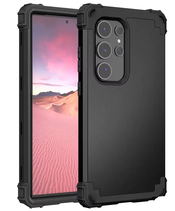 Coque de téléphone S25 Ultra, coque de protection robuste et résistante aux chocs pour Samsung Galax
