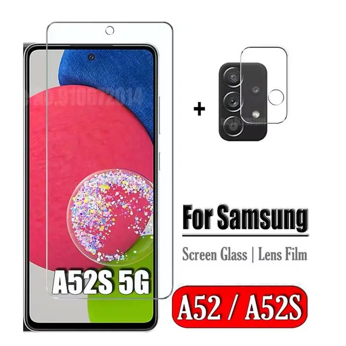 Verre trempé HD pour Samsung Galaxy A53 5G, Film de protection d'objectif d'appareil photo pour Sams