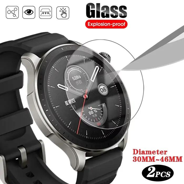 Protecteur d'écran en verre pour montre intelligente, film protecteur, Guatemala, 33mm, 34mm, 35mm, 