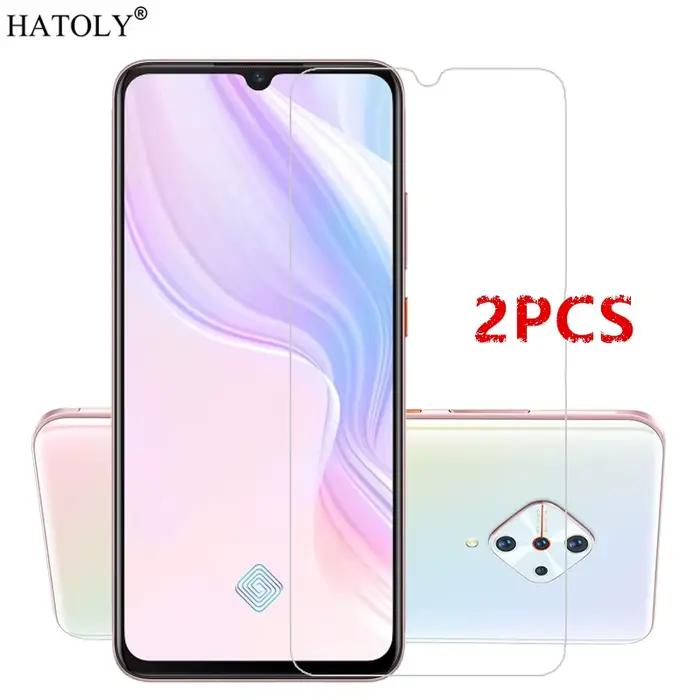 Film de protection en verre trempé 9H pour téléphone Vivo V17 Guatemala, 2 pièces, colle complète, d
