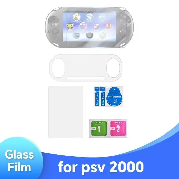 Protecteur d'écran pour Sony PS Vita PSV 1000, verre avant et arrière clair, film de protection Full