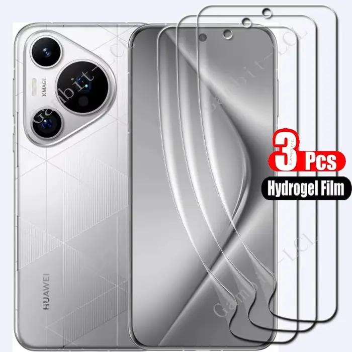 Film Hydrogel souple hydraulique, housse de protection complète pour Huawei Pura 70 Pro + Plus Pura7
