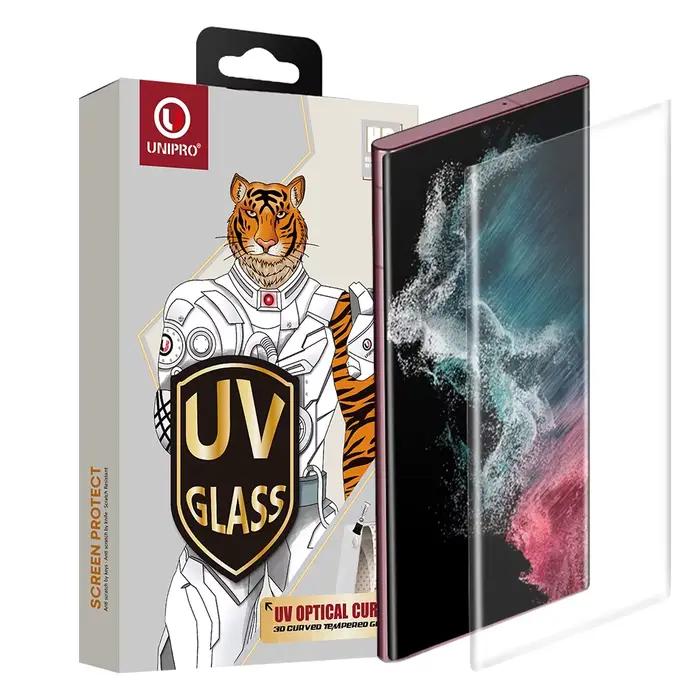 UNIPRO – protecteur d'écran UV à couverture complète, Film de protection en verre trempé pour Samsun