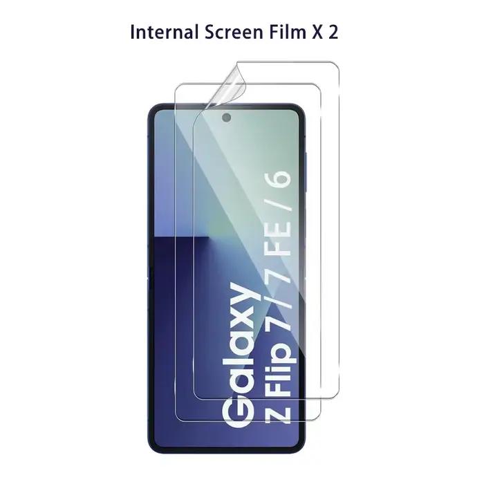 Protecteur d'écran Hydrogel brillant pour Samsung Galaxy Z FLIP 7 6 7FE, Film de protection avant en