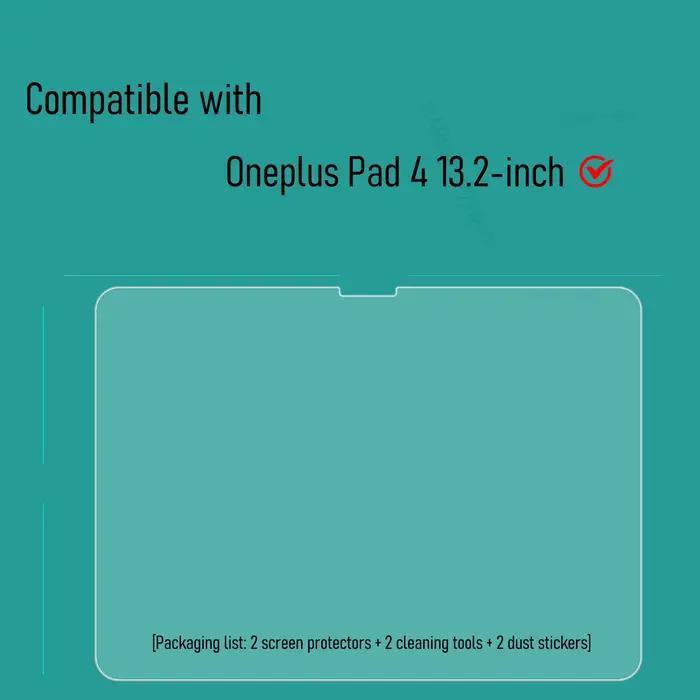 Protecteur d'écran en verre pour Oneplus Pad 4, Film trempé 9H, anti-rayures, HD, sans bulles, paque