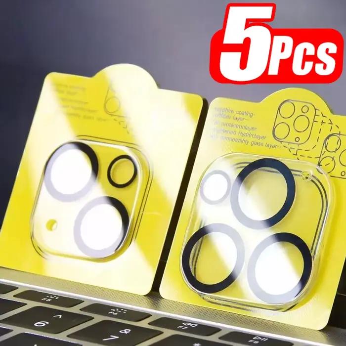 Protecteur d'objectif d'appareil photo, 1 à 5 pièces, en verre trempé pour iPhone 17 16 15 14 13 Pro