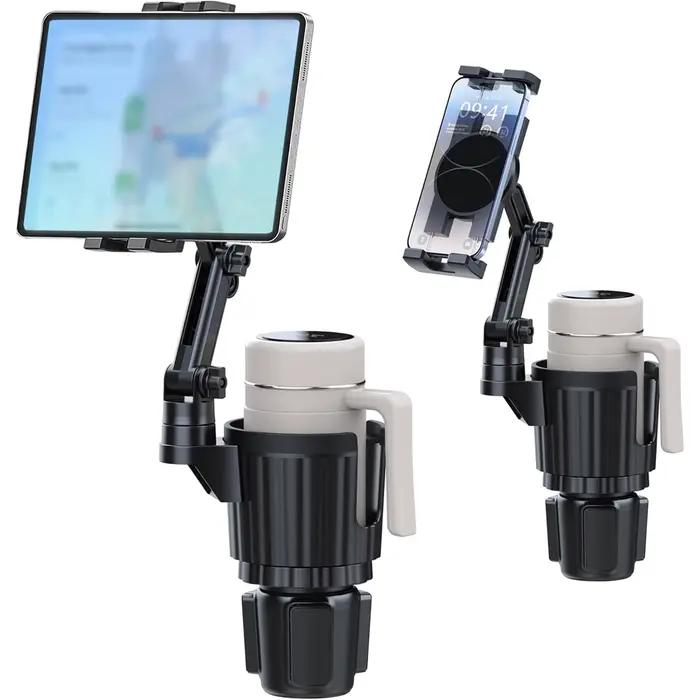 Support de tablette pour voiture, support de téléphone pour voiture 3 en 1 avec support pour iPad, b