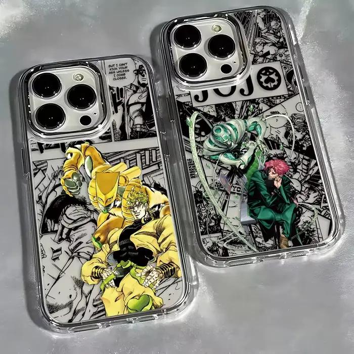 Coque de téléphone transparente JoJo's Bizarre Adventure Kira Yoshikage pour iPhone 17 Air 16 15 14 13 12 11 Pro Max XS Max X coque souple personnalisée occassions spéciales