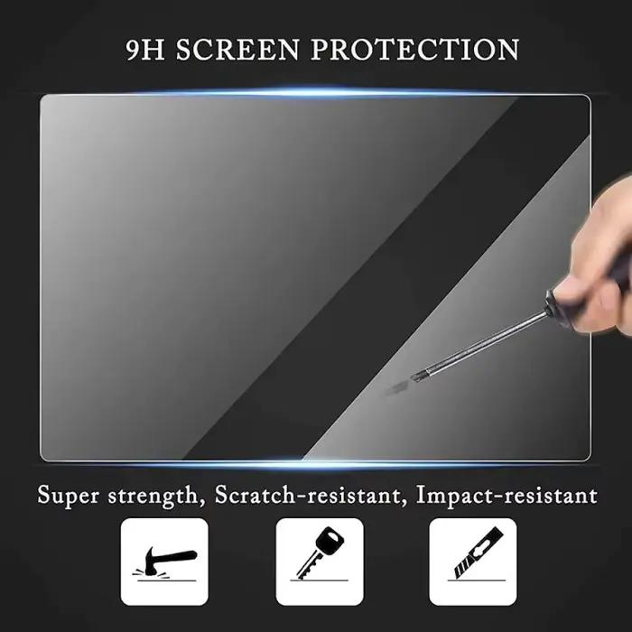 Nouveau film de protection en verre trempé 9H mat anti-traces de doigts pour écran de navigation central Tesla Model 3 Y de 15 pouces