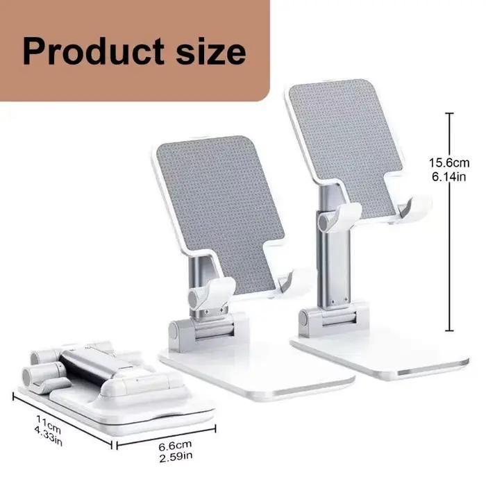 Support téléphone bureau pliable réglable