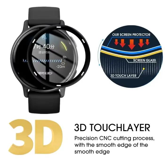 Pour Garmin Vivoactive 5 protecteur d'écran 3D Film de protection incurvé