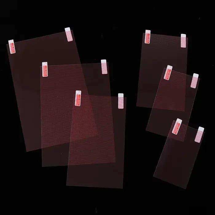 Film de protection d'écran universel en hydrogel mat pour téléphone, tablette et GPS - 5", 6", 7", 8", 9", 10", 11", 12" - bleu foncé, crimson, lumineux, rose, rose doré