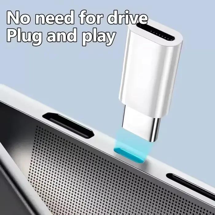 Adaptateur de charge rapide IOS vers USB C, adaptateur Lightning vers Type C, convertisseur de transfert de données USB C pour IPhone 16 15 Samsung Google