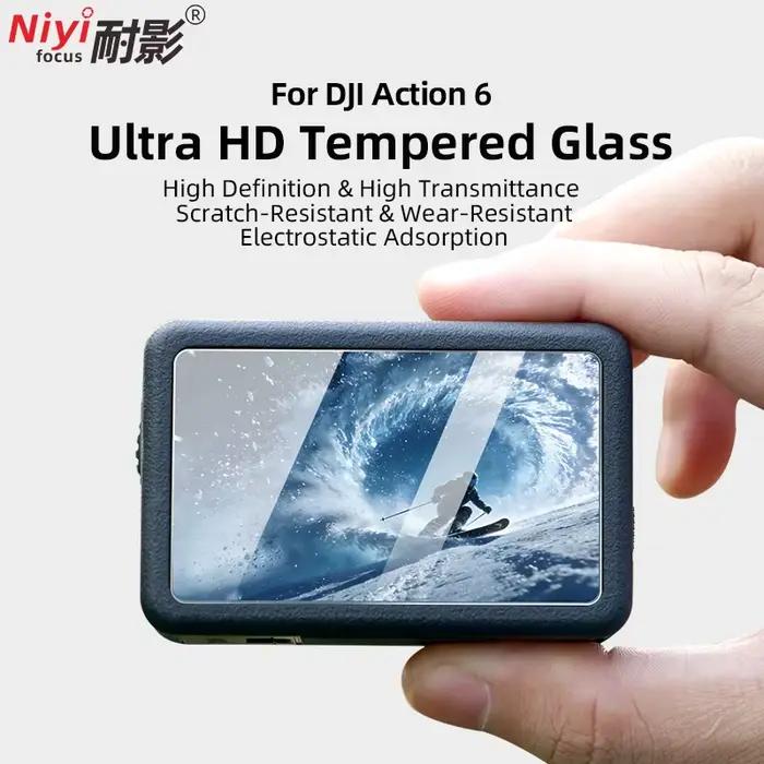 Protection d'écran en verre trempé Ultra HD 9H pour DJI Action 3 4 5 Pro 6