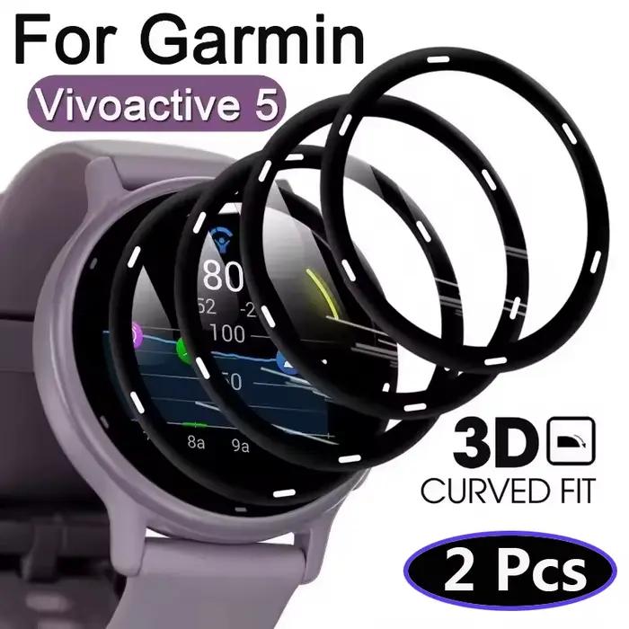 Pour Garmin Vivoactive 5 protecteur d'écran 3D Film de protection incurvé