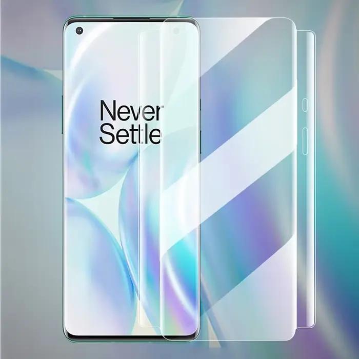 Exunton-Protecteur d'écran incurvé 3D pour OnePlus