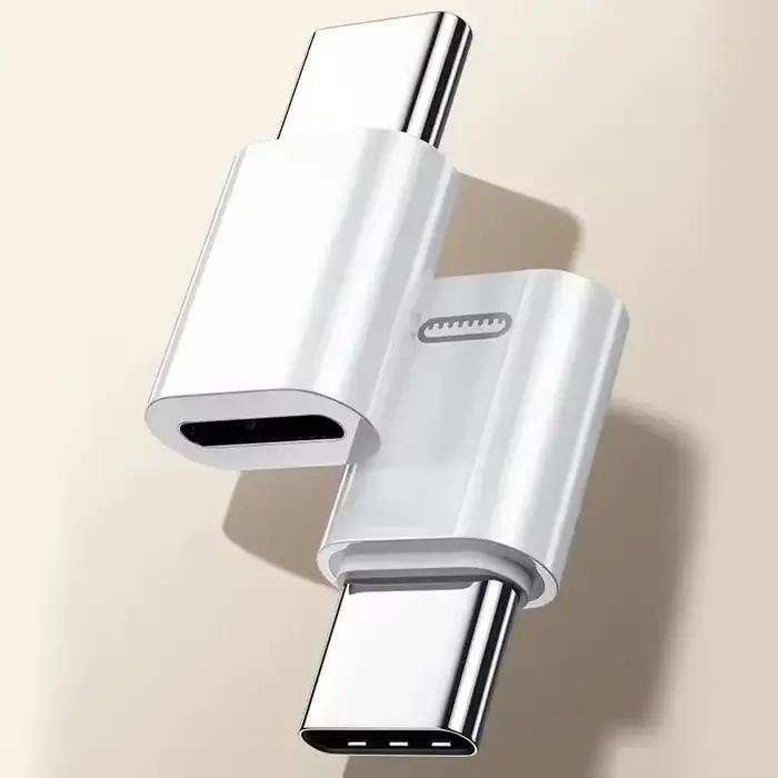 Adaptateur de charge rapide IOS vers USB C, adaptateur Lightning vers Type C, convertisseur de transfert de données USB C pour IPhone 16 15 Samsung Google
