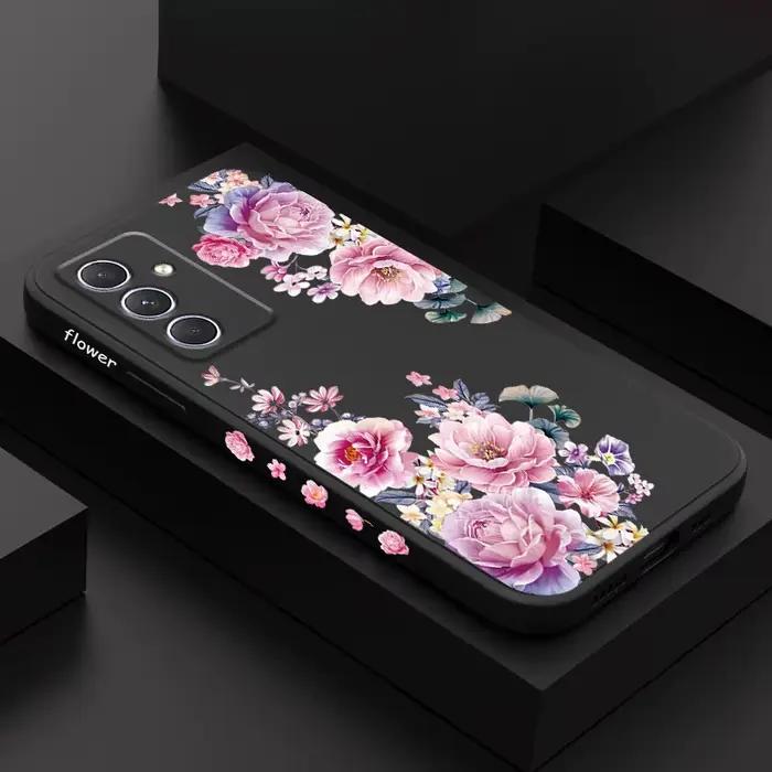 Coque de téléphone en brocart satiné