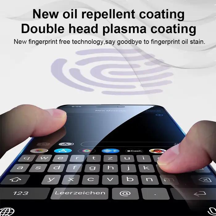Protecteur d'écran en verre trempé Auto-Align pour iPhone 15 Pro Max 14 Plus 13 12 11 X XS XR 15Pro 14Pro