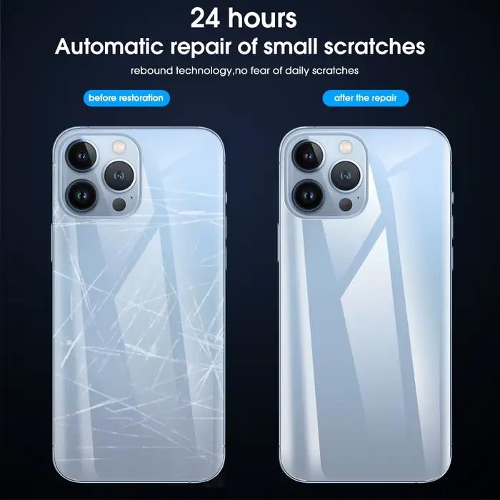 Pour iPhone 12 13 14 15 Pro Max clair avant arrière bordure protecteur d'écran Protection complète corps enveloppement