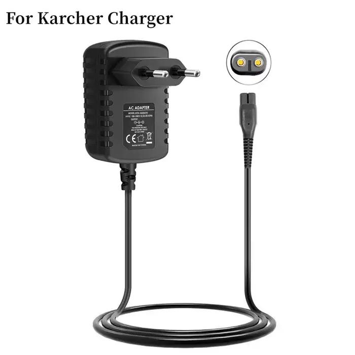 Convient pour Karcher WV 1/2/5/50/55/60/70/75 aspirateurs de vitres réglementations ue/US fenêtre Vac Plug AD-chargeur Portable