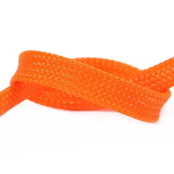 Manchon de câble tressé PET Orange 2/4/6/8/10/12/14/16/20/25/30/40mm
