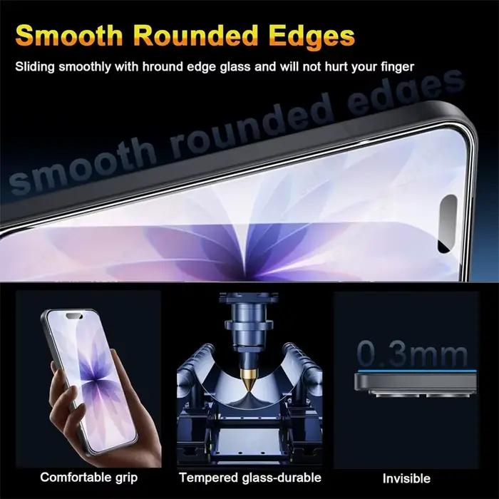 3 pièces 9H verre pour Apple iPhone 17