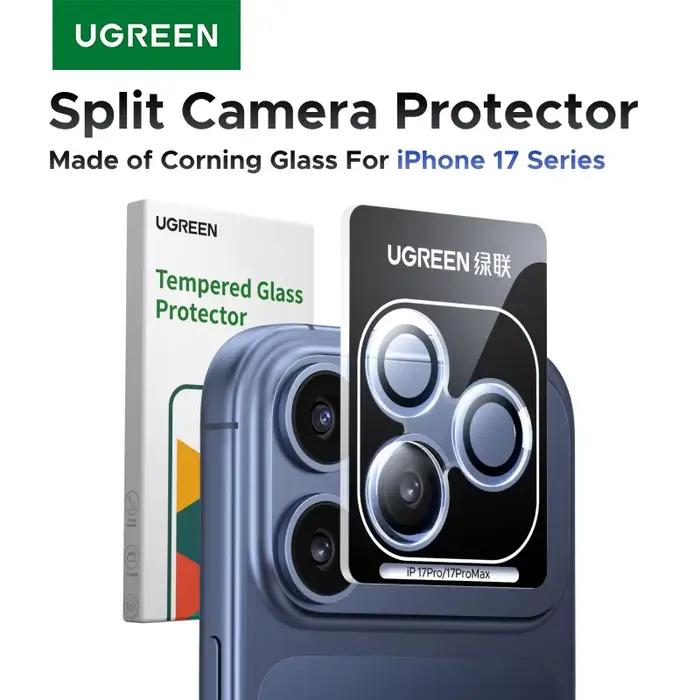 UGREEN protecteur d'objectif d'appareil photo pour iPhone 17 Pro Max verre