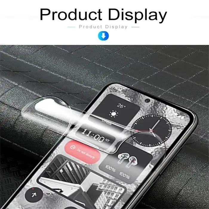 Film hydrogel protecteur d'écran Nothing Phone 2A 3A Pro résistant à l'eau et anti-rayures pour un écran sans défaut