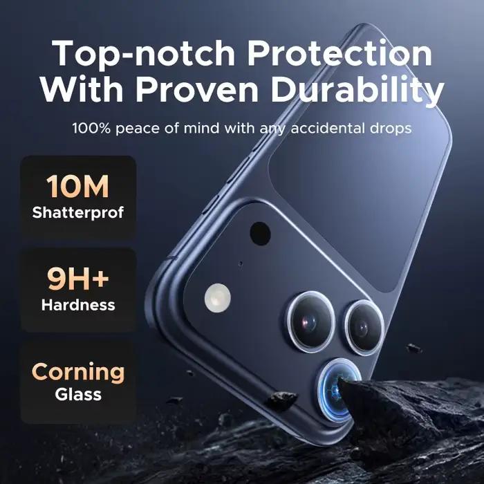 UGREEN protecteur d'objectif d'appareil photo pour iPhone 17 Pro Max verre