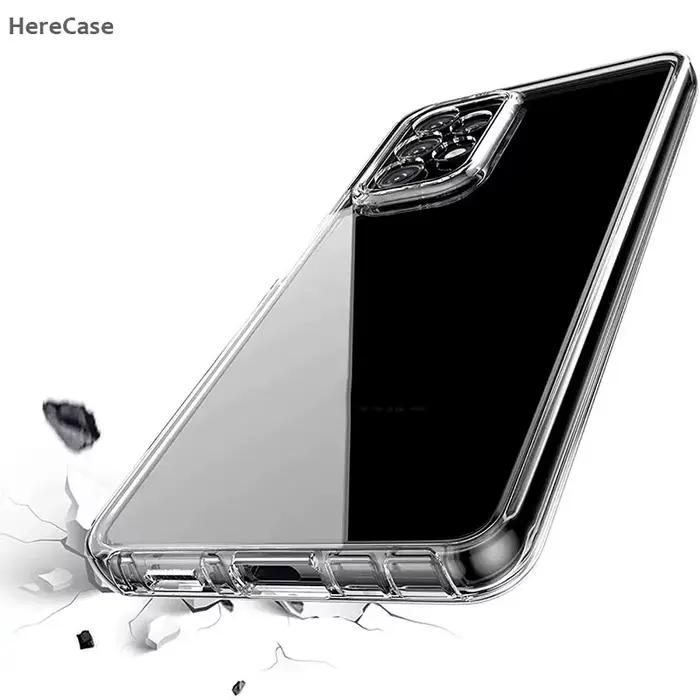 Coque de téléphone transparente antichoc