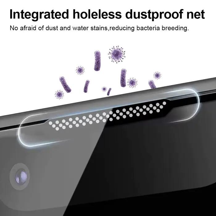 Protecteur d'écran en verre trempé Auto-Align pour iPhone 15 Pro Max 14 Plus 13 12 11 X XS XR 15Pro 14Pro