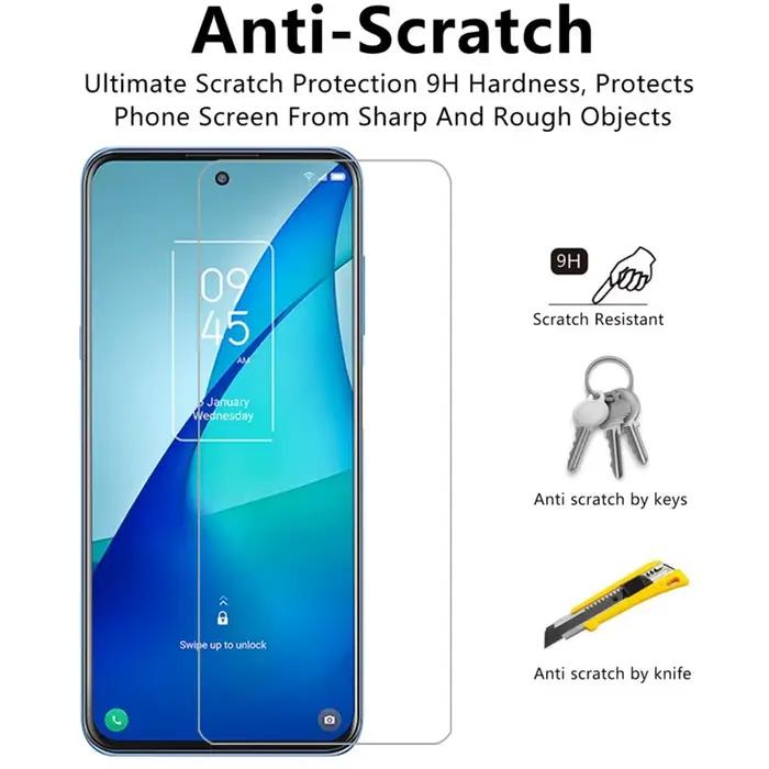 Protection d'écran en verre trempé pour TCL 10