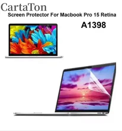 Film de protection anti-reflet mat pour écran Macbook Pro Retina 15 pouces A1398 sans éblouissement pour visibilité optimale et protection discrète