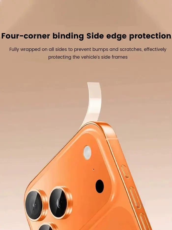 Film de protection arrière en fibre de verre incurvé pour animaux de compagnie