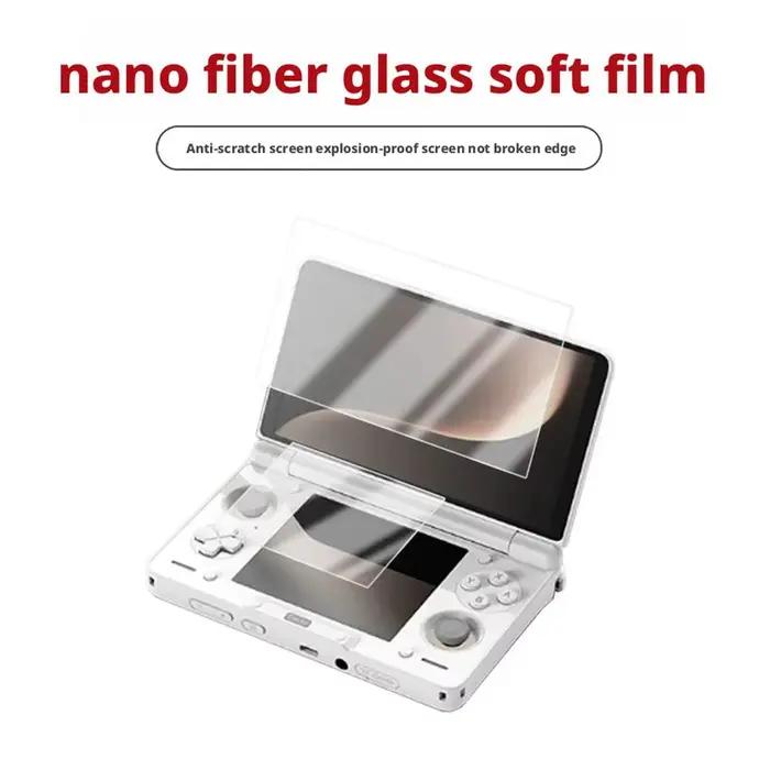 Pour AYN Thor Nano Film de protection antidéflagrant double écran rabat portable Console de jeu