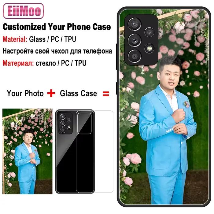 Coque Photo personnalisée pour Samsung Galaxy A15 A05 A05S A35 A10S A30S A55 A50S A70S A73 F42 M22 M32 M33 M34 M52 S7 S8 S9 5G