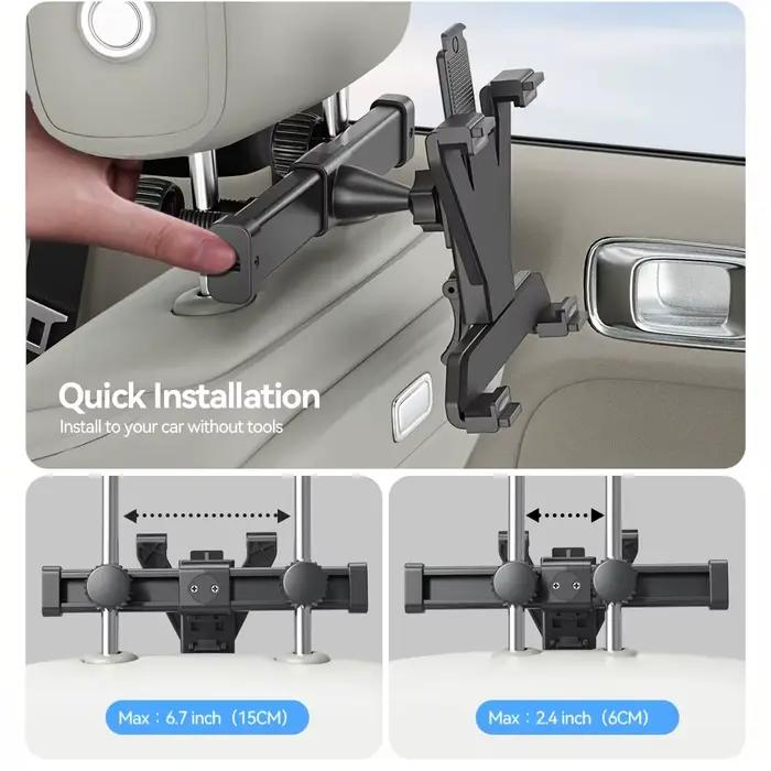 Support de tablette pour appuie-tête de voiture